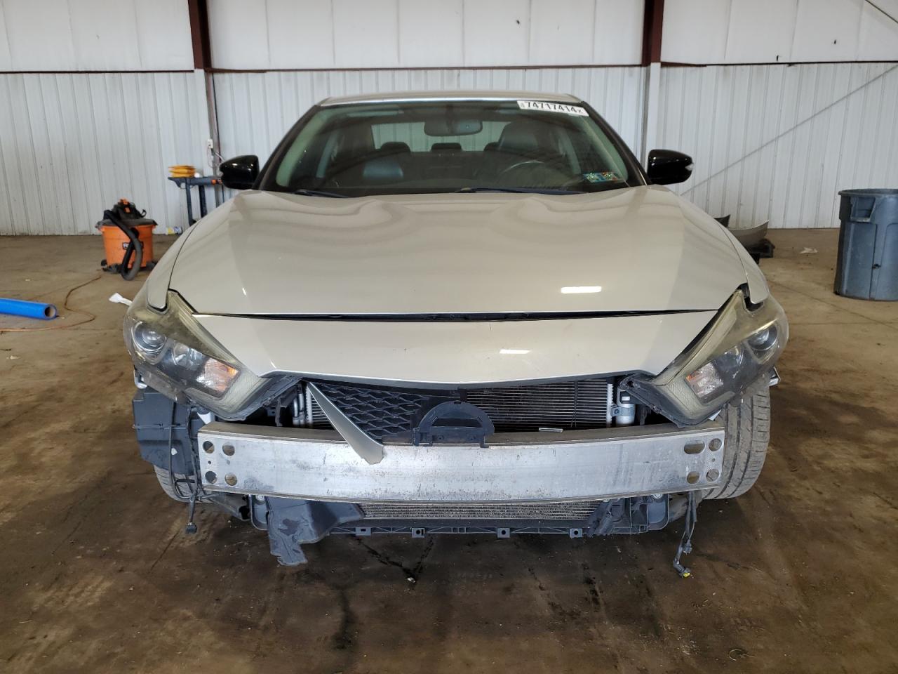 2017 Nissan Maxima VIN 1N4AA6AP9HC403345 Copart auction photo, front end damage thumbnail 5