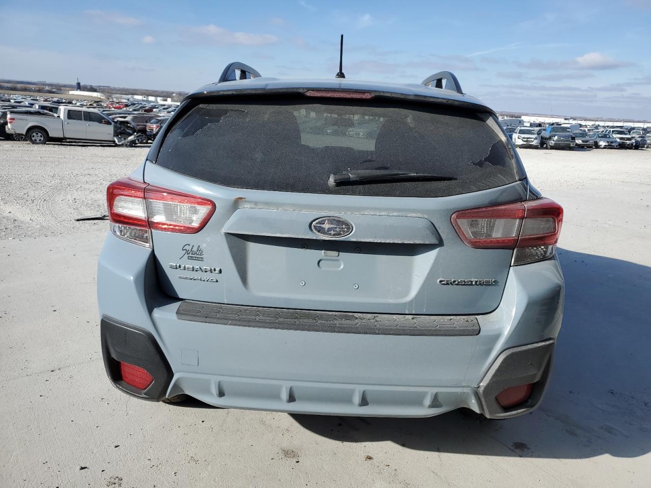 2018 Subaru XV VIN JF2GTAACXJH245526 Copart auction photo, vandalism / hail damage thumbnail 6