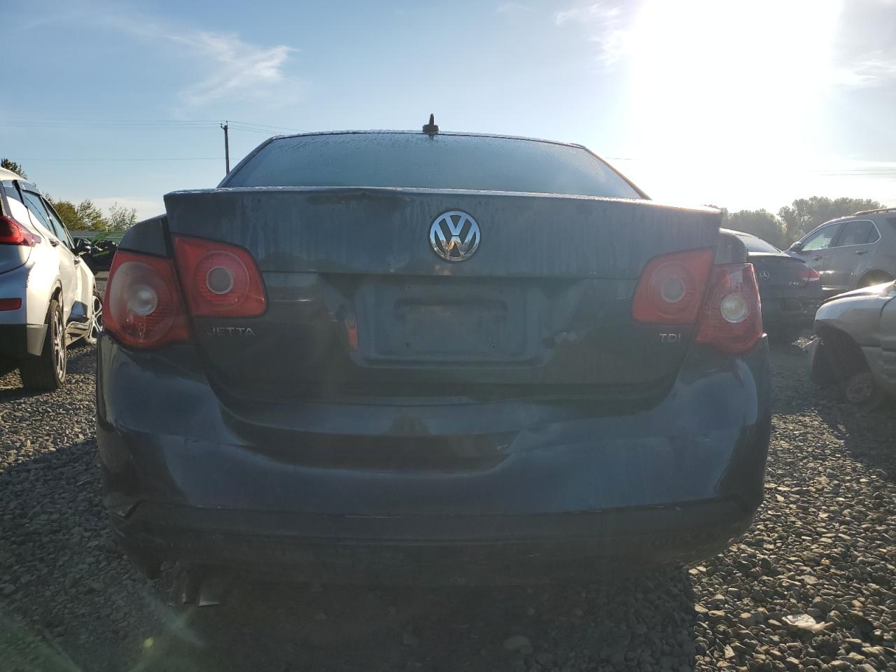 2006 Volkswagen Jetta VIN 3VWST81K66M004684 Copart auction photo, rear end / front end damage thumbnail 6