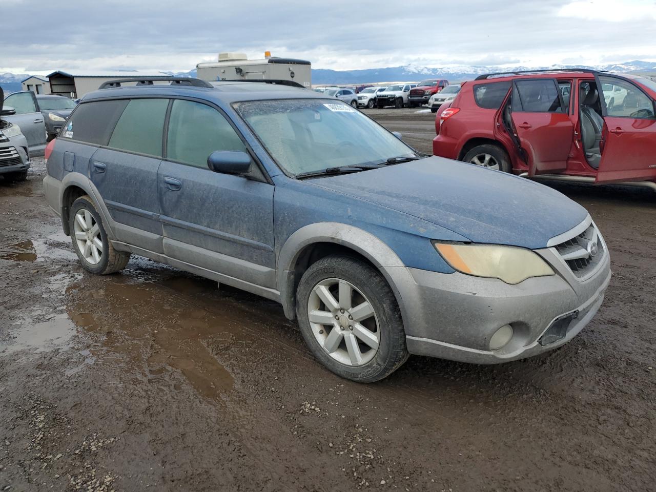 2008 Subaru Outback VIN 4S4BP62C487343116 Copart auction photo, side / rear end damage thumbnail 4