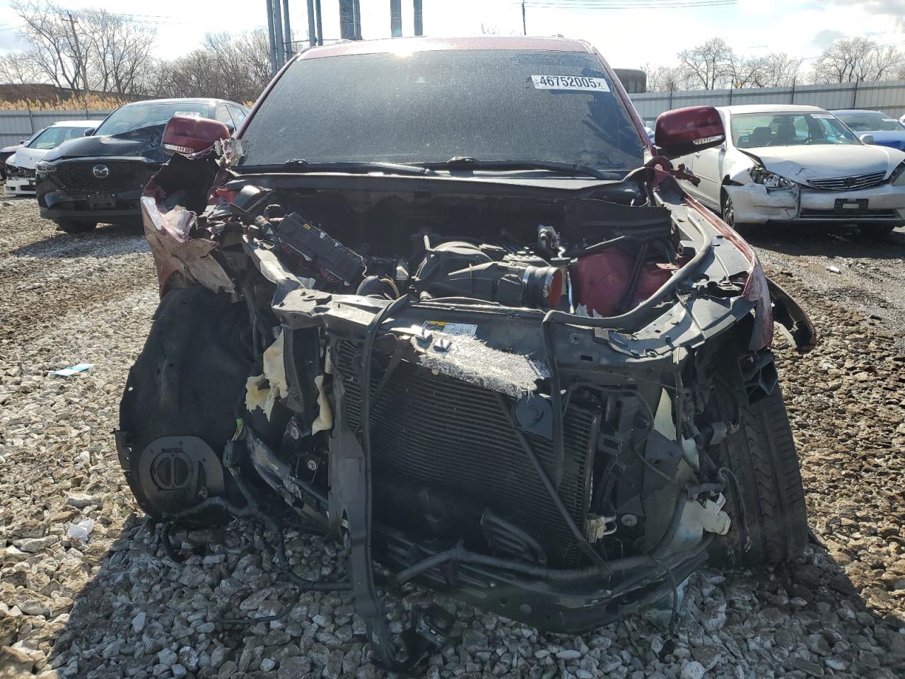 2014 Jeep Grand Cherokee VIN 1C4RJFDJ7EC365484 Copart auction photo, front end damage thumbnail 5
