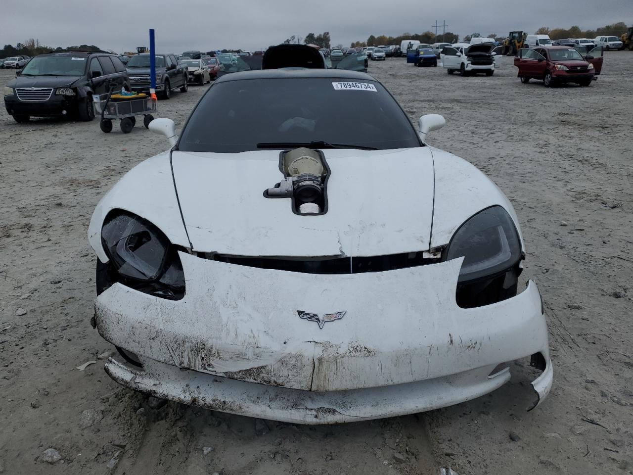 2009 Chevrolet Corvette VIN 1G1YY26W095107173 Copart auction photo, rear end / front end damage thumbnail 5