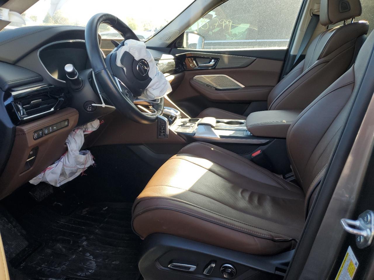 2022 Acura MDX VIN 5J8YE1H81NL047890 Copart auction photo, front end / side damage thumbnail 7