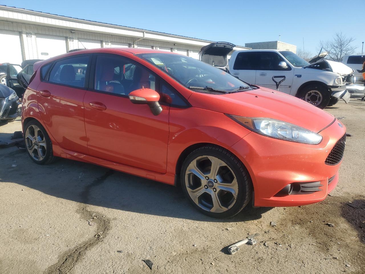 2016 Ford Fiesta VIN 3FADP4GX9GM164741 Copart auction photo, rear end damage thumbnail 4
