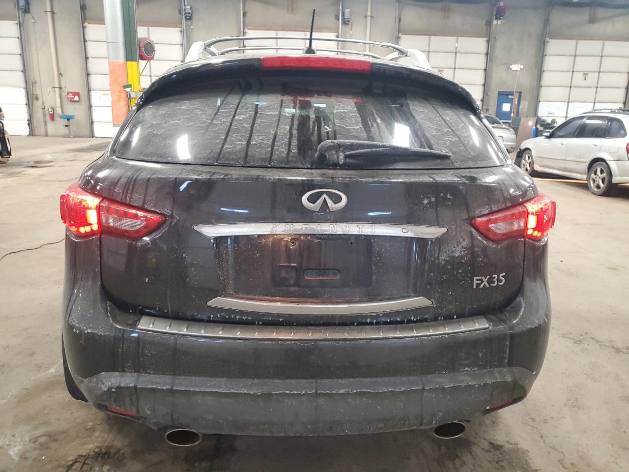 2010 Infiniti FX VIN JN8AS1MU4AM802986 Copart auction photo, side damage thumbnail 6