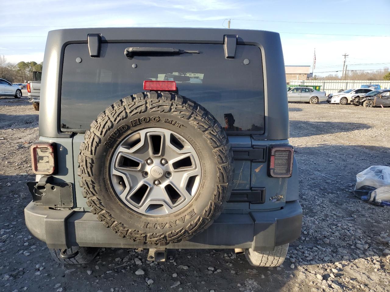2015 Jeep Wrangler VIN 1C4BJWFG7FL732694 Copart auction photo, all over / vandalism damage thumbnail 6