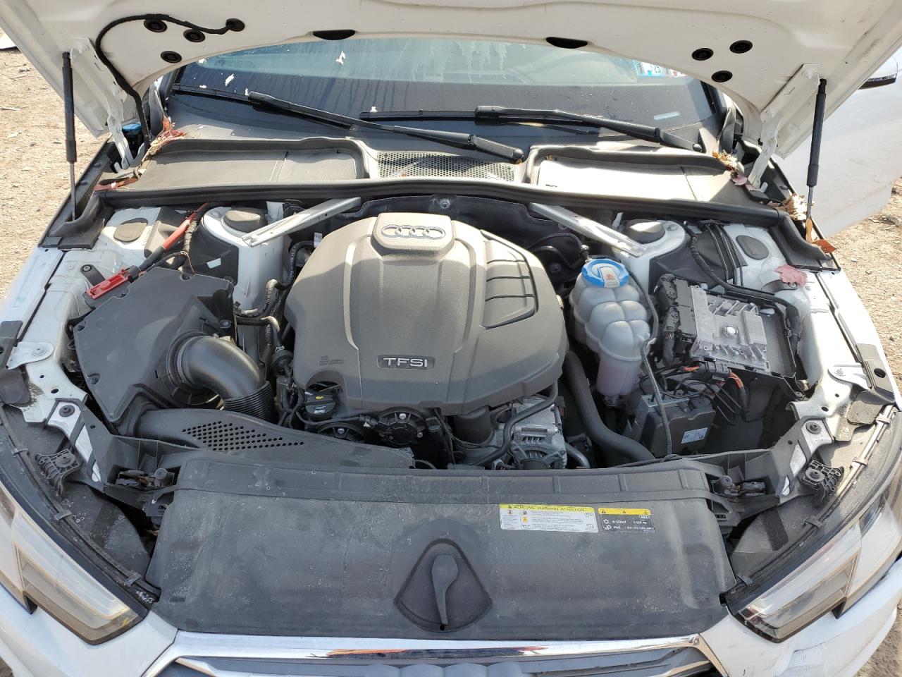 2019 Audi A4 VIN WAUDNAF48KA035012 Copart auction photo, front end / rear end damage thumbnail 11