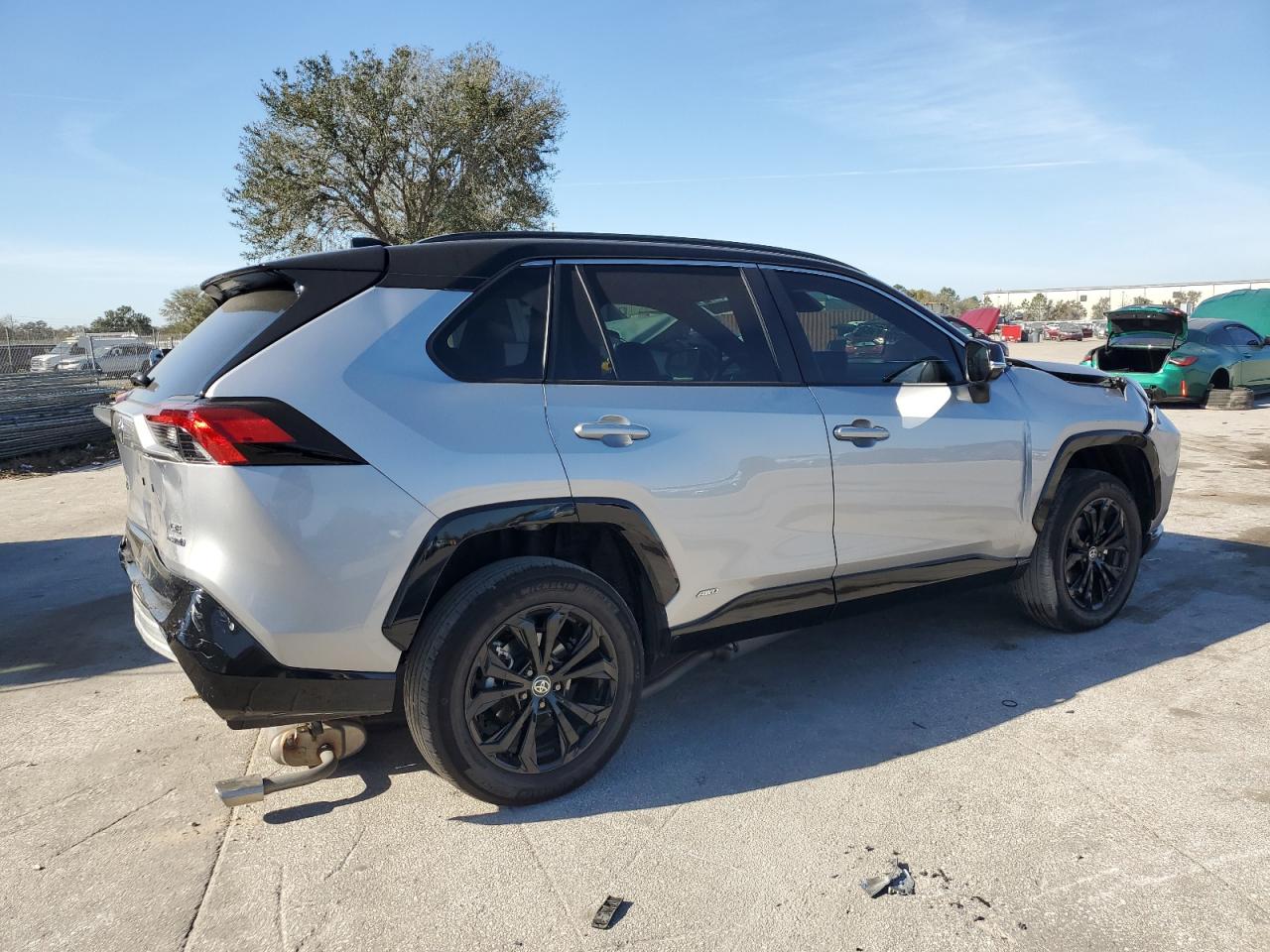 2023 Toyota RAV 4 VIN 4T3E6RFV9PU111874 Copart auction photo, front end / rear end damage thumbnail 3
