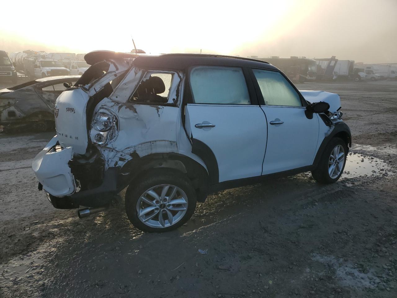 2014 MINI Cooper VIN WMWZC3C5XEWP28062 Copart auction photo, all over / undercarriage damage thumbnail 3