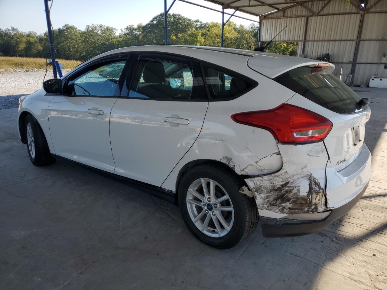 2017 Ford Focus VIN 1FADP3K24HL317101 Copart auction photo, rear end damage thumbnail 2