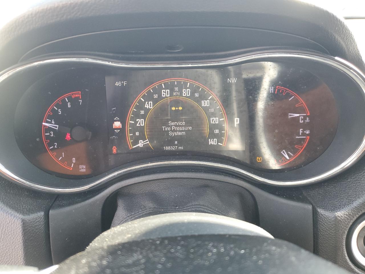 2014 Dodge Durango VIN 1C4RDJDG9EC360835 Copart auction photo, side / front end damage thumbnail 9
