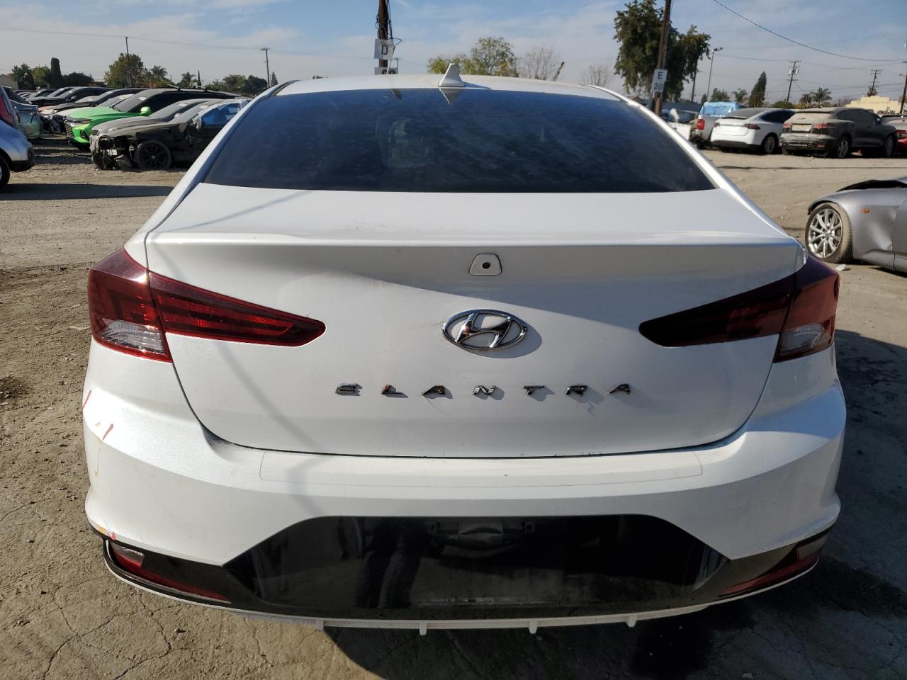 2019 Hyundai Elantra VIN 5NPD84LF9KH461916 Copart auction photo, front end damage thumbnail 6