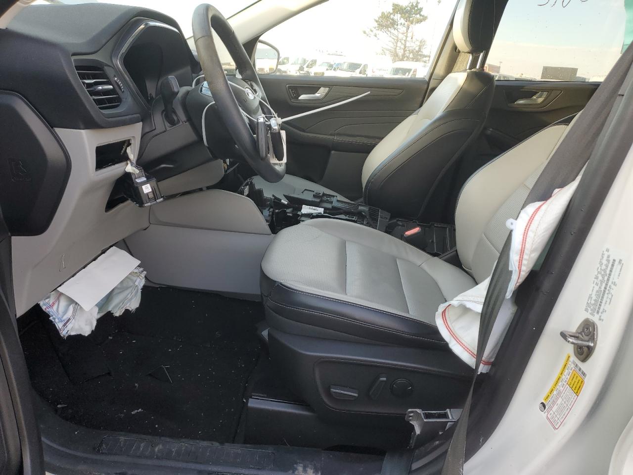 2023 Ford Escape VIN 1FMCU9JA3PUB02548 Copart auction photo, front end / side damage thumbnail 7