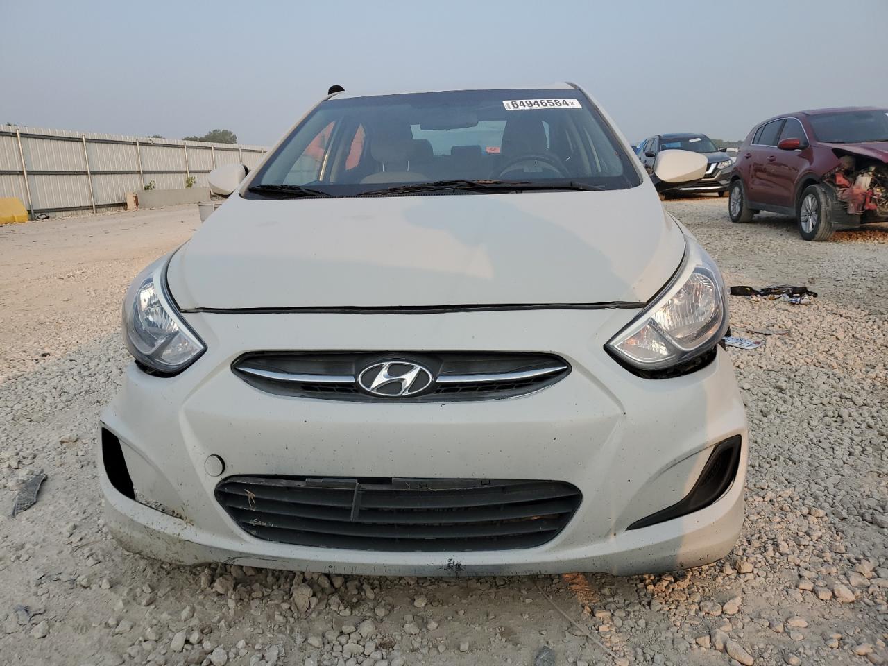2016 Hyundai Accent VIN KMHCT4AEXGU073915 Copart auction photo, undercarriage / front end damage thumbnail 5