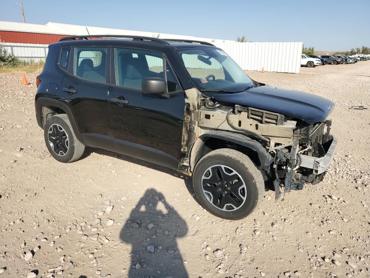 2015 Jeep Renegade VIN ZACCJBAH9FPB76865 Copart auction photo, front end damage thumbnail 4