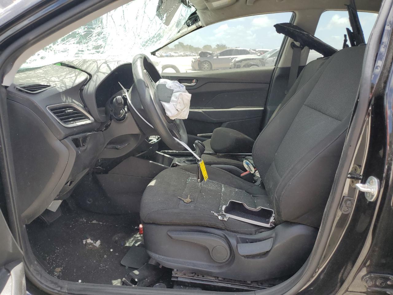 2019 Hyundai Accent VIN 3KPC24A33KE064602 Copart auction photo, front end / rear end damage thumbnail 7