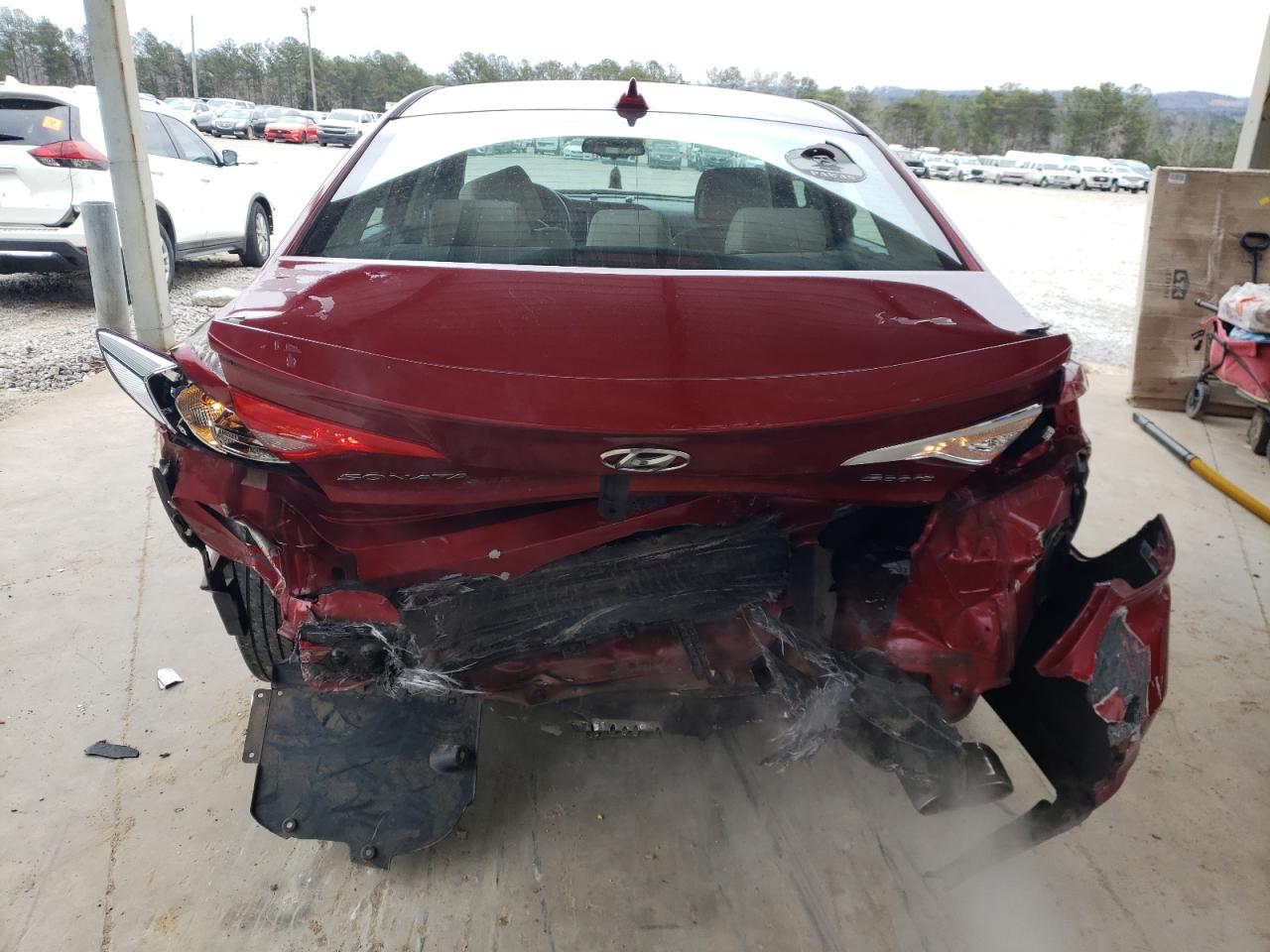 2017 Hyundai Sonata VIN 5NPE24AF1HH443962 Copart auction photo, rear end damage thumbnail 6