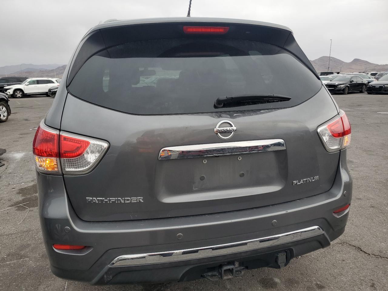 2015 Nissan Pathfinder VIN 5N1AR2MN9FC703000 Copart auction photo, front end / rear end damage thumbnail 6