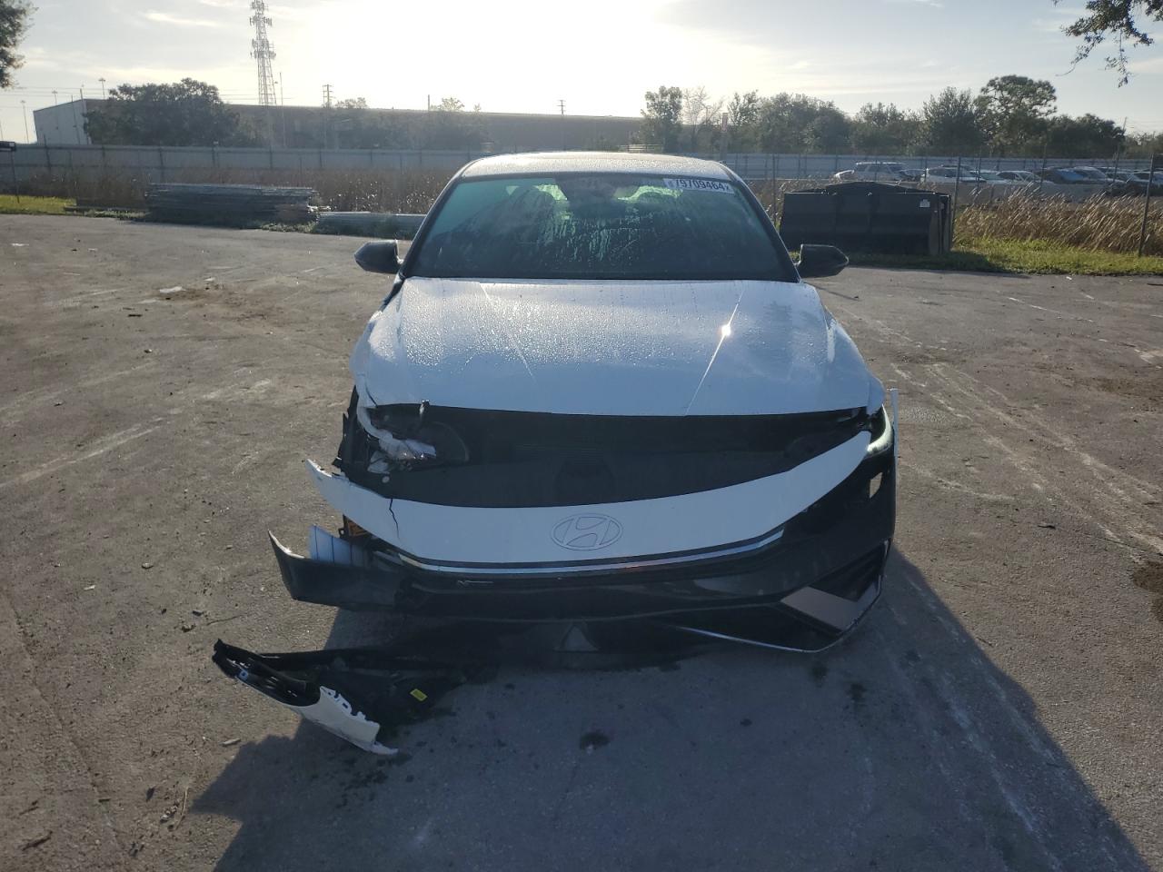 2024 Hyundai Elantra VIN KMHLR4DF0RU728363 Copart auction photo, front end damage thumbnail 5