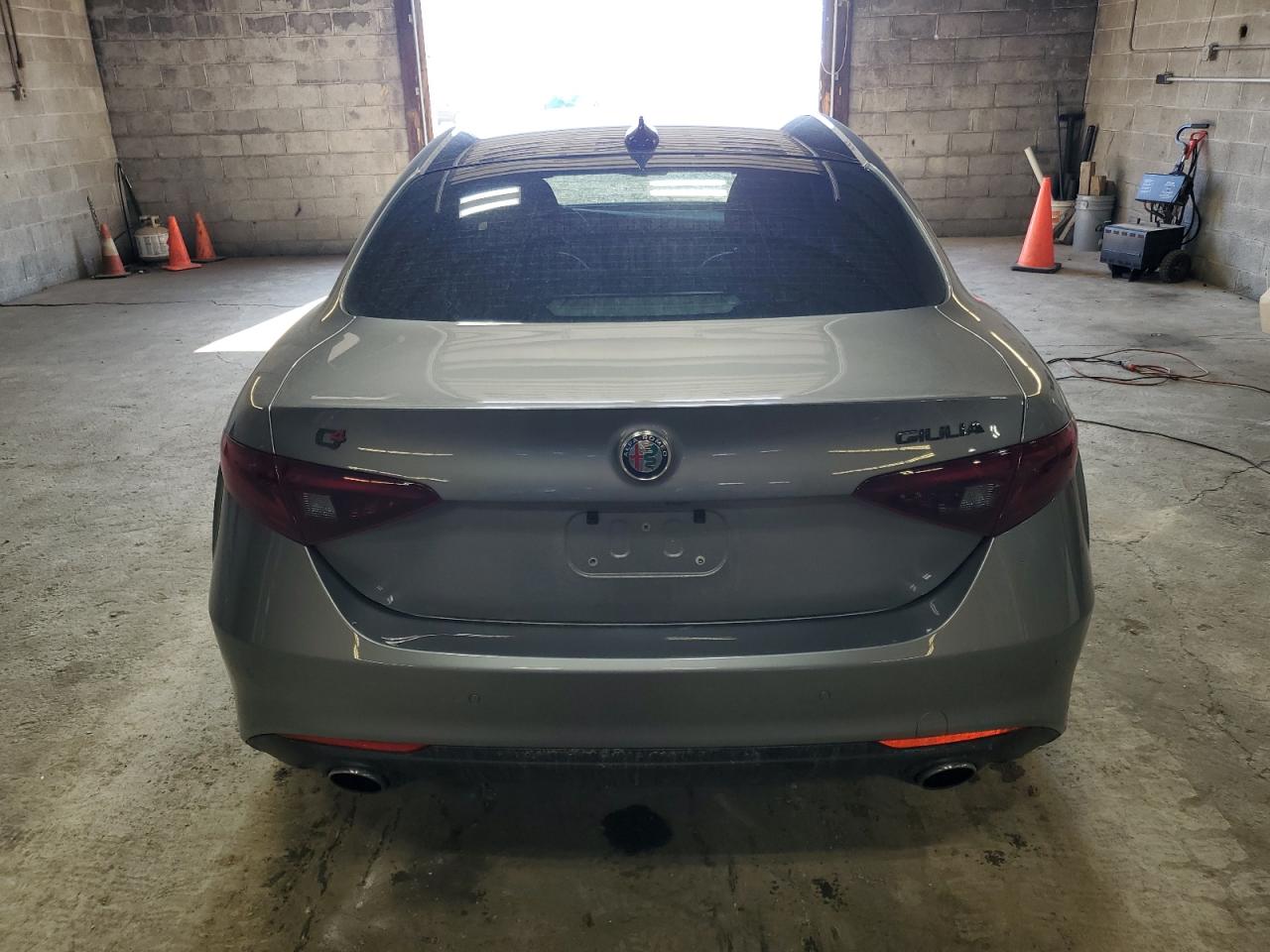 2021 Alfa Romeo Giulia VIN ZARFANBN4M7644262 Copart auction photo, front end / side damage thumbnail 6
