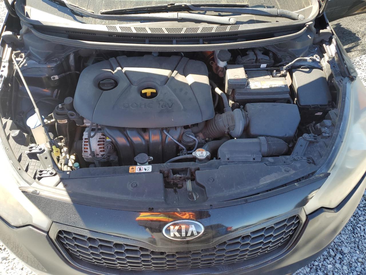 2015 KIA Forte VIN KNAFK4A60F5380464 Copart auction photo, side / front end damage thumbnail 11