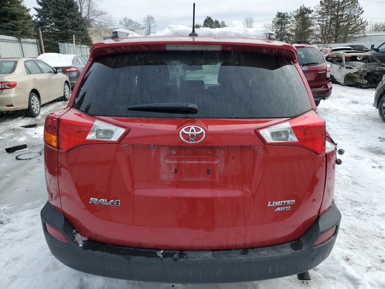 2015 Toyota RAV 4 VIN 2T3DFREV7FW388325 Copart auction photo, front end / all over damage thumbnail 6