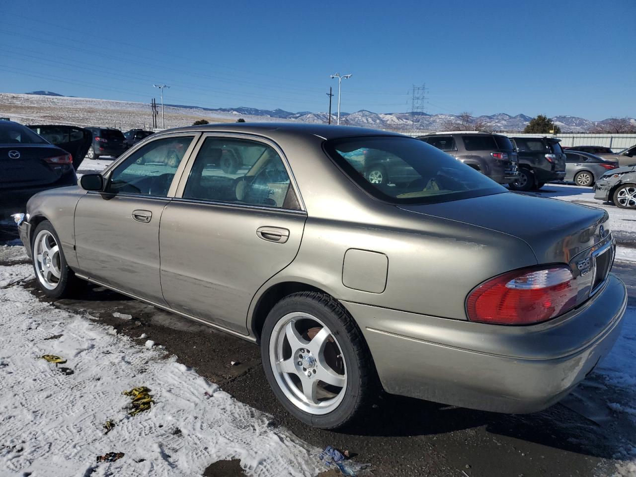 2001 Mazda 626 VIN 1YVGF22C315225141 Copart auction photo, front end / side damage thumbnail 2