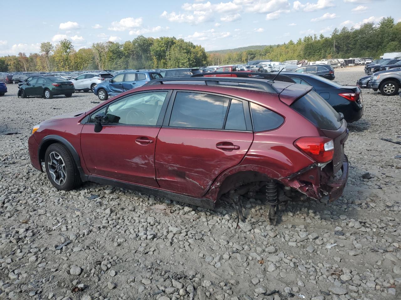 2016 Subaru XV VIN JF2GPABC5GG325401 Copart auction photo, rear end damage thumbnail 2