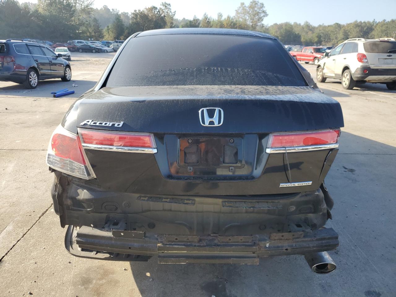 2012 Honda Accord VIN 1HGCP2F69CA150284 Copart auction photo, side / rear end damage thumbnail 6