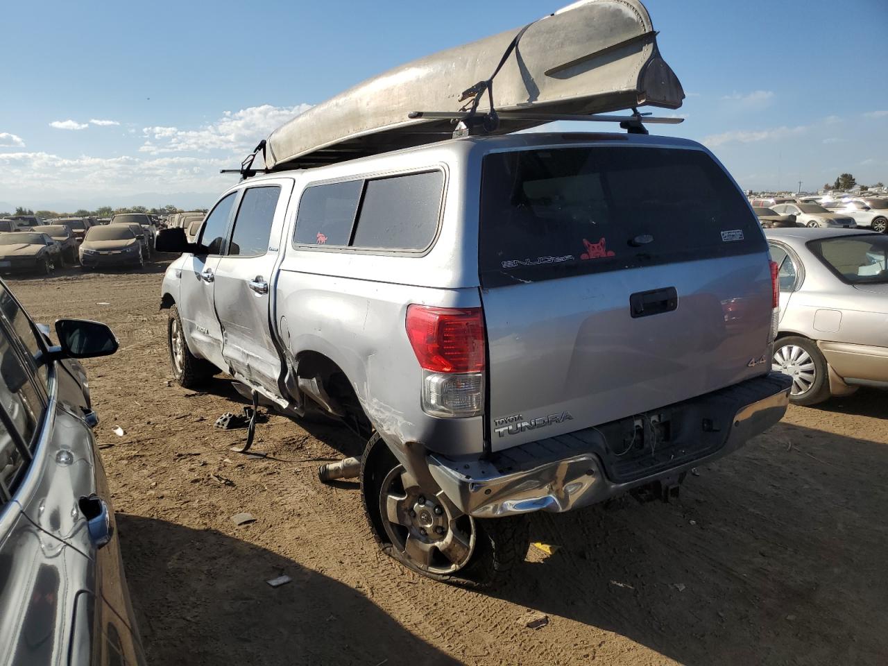 2012 Toyota Tundra VIN 5TFHY5F12CX258749 Copart auction photo, front end / side damage thumbnail 2