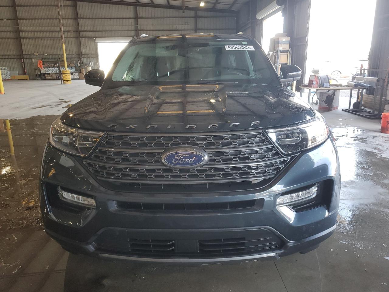 2022 Ford Explorer VIN 1FMSK7DH8NGB34132 Copart auction photo, rear end damage thumbnail 5