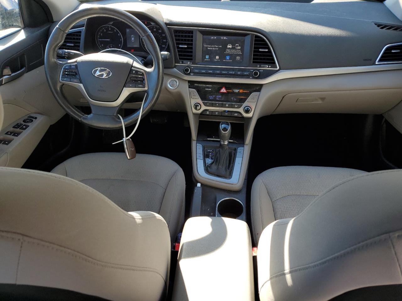2018 Hyundai Elantra VIN 5NPD84LF1JH403071 Copart auction photo, hail damage thumbnail 8