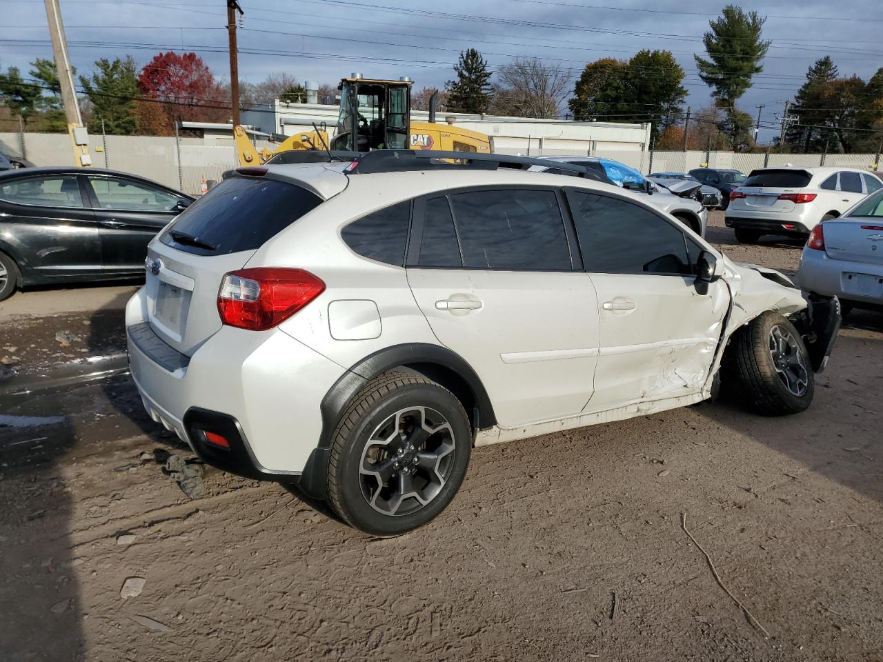 2014 Subaru XV VIN JF2GPACC4E8257419 Copart auction photo, side / front end damage thumbnail 3