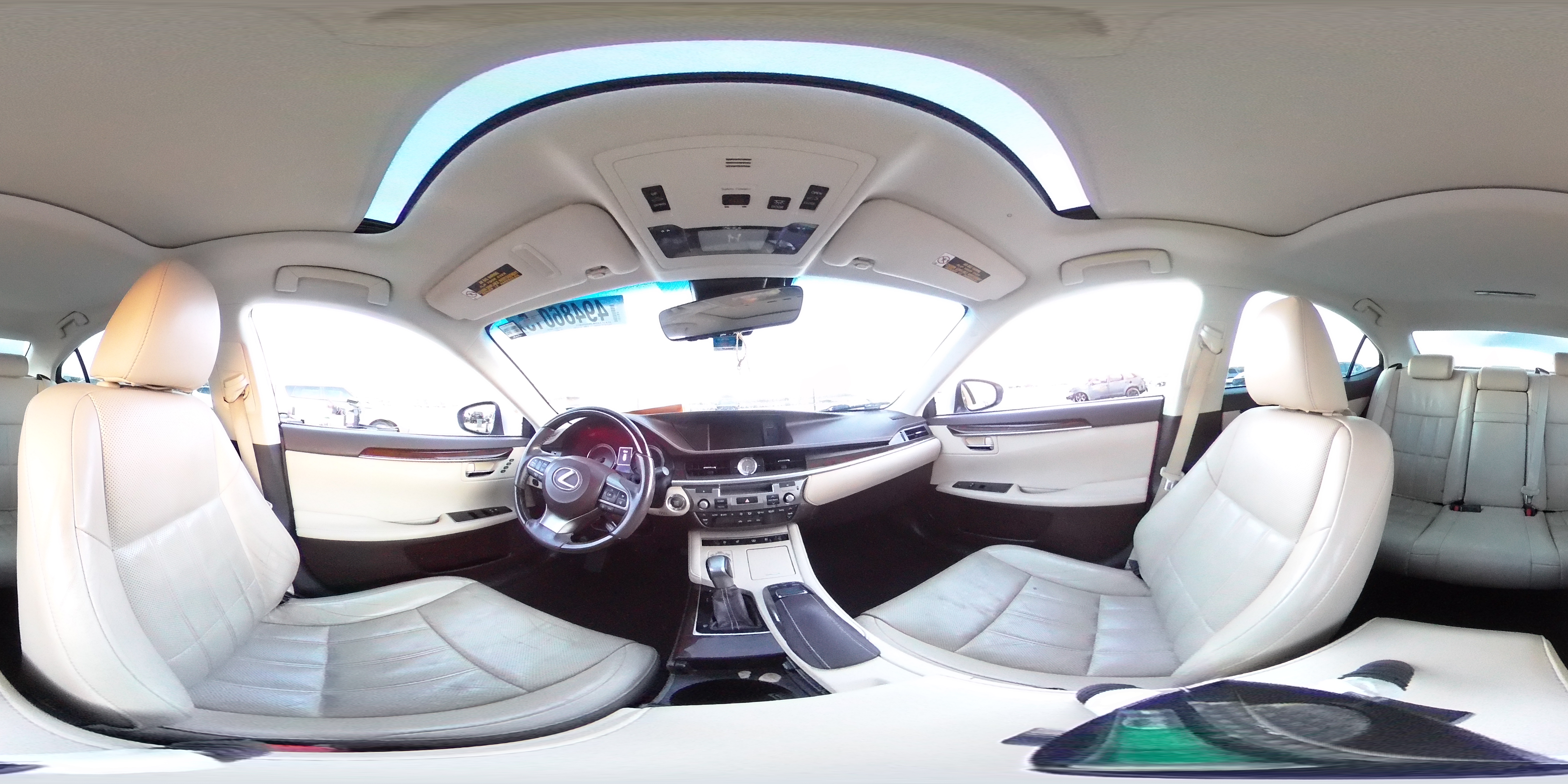 2017 Lexus ES VIN 58ABK1GG4HU040201 Copart auction photo, front end / rear end damage thumbnail 13