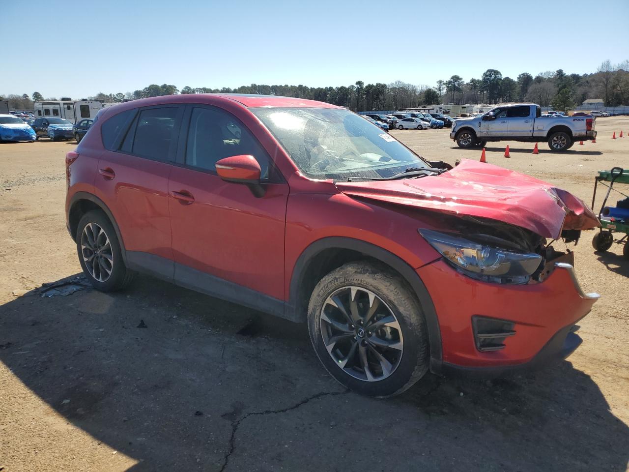 2016 Mazda CX-5 VIN JM3KE2DY1G0723041 Copart auction photo, front end damage thumbnail 4