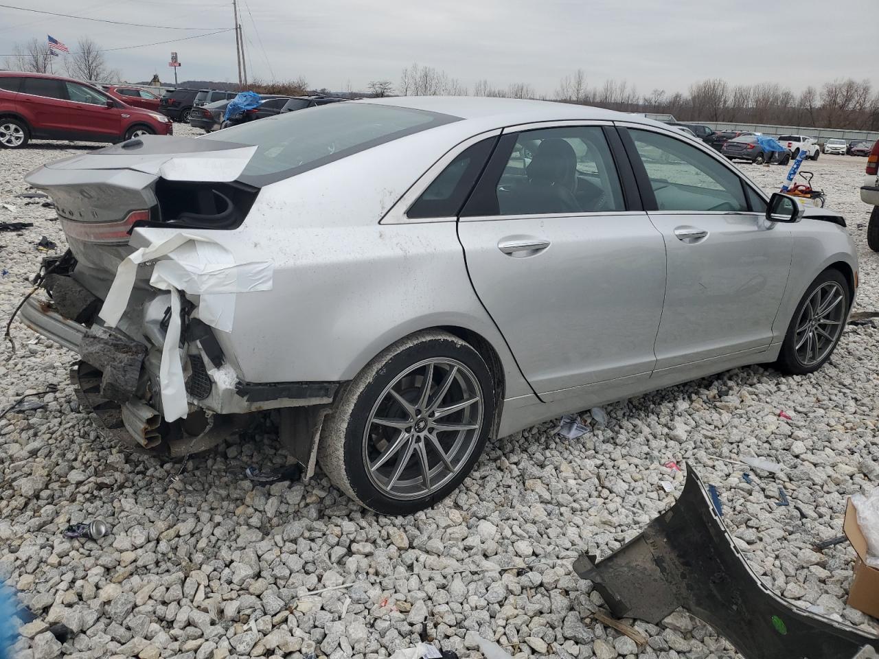 2014 Lincoln MKZ VIN 3LN6L2JK3ER829385 Copart auction photo, rear end damage thumbnail 3