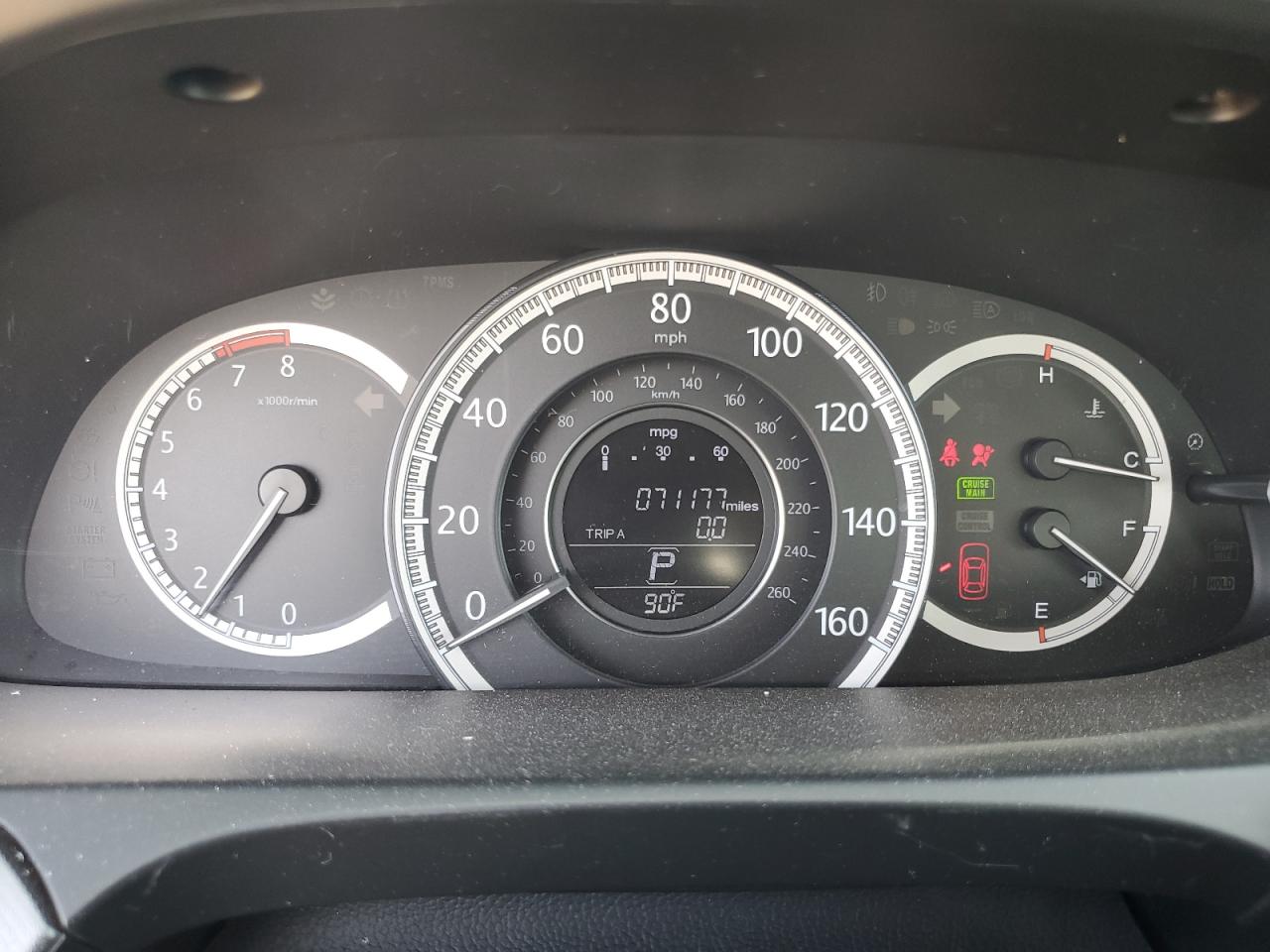 2015 Honda Accord VIN 1HGCR2F3XFA156888 Copart auction photo, front end damage thumbnail 9