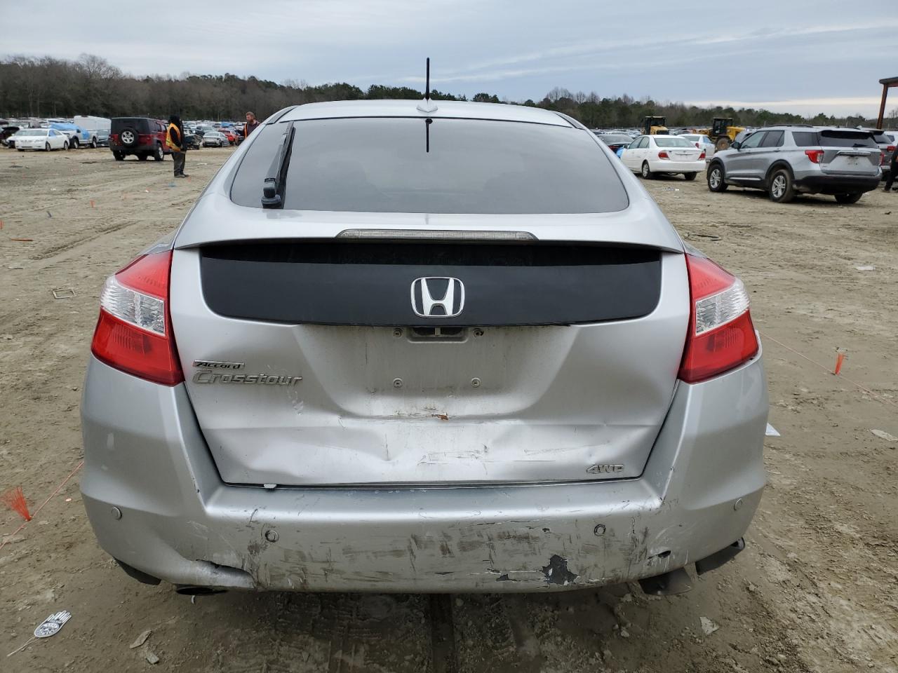 2011 Honda Accord VIN 5J6TF2H55BL007688 Copart auction photo, rear end / front end damage thumbnail 6