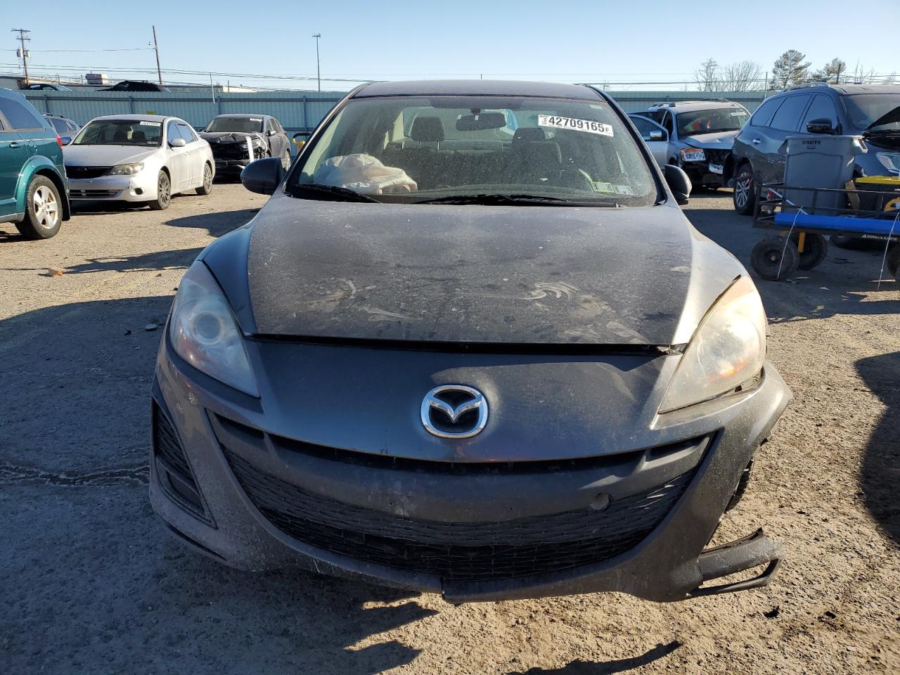 2010 Mazda 3 VIN JM1BL1SF3A1270763 Copart auction photo, front end / rear end damage thumbnail 5