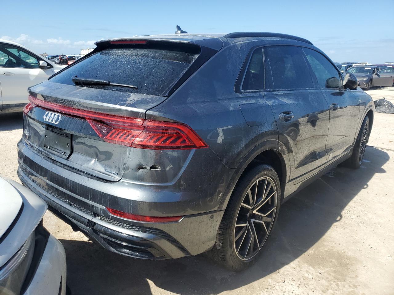 2020 Audi Q8 VIN WA1FVAF19LD010714 Copart auction photo, water/flood damage thumbnail 3
