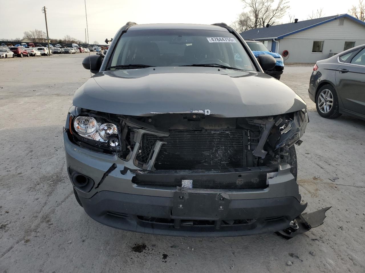 2014 Jeep Compass VIN 1C4NJCBA4ED600434 Copart auction photo, front end damage thumbnail 5