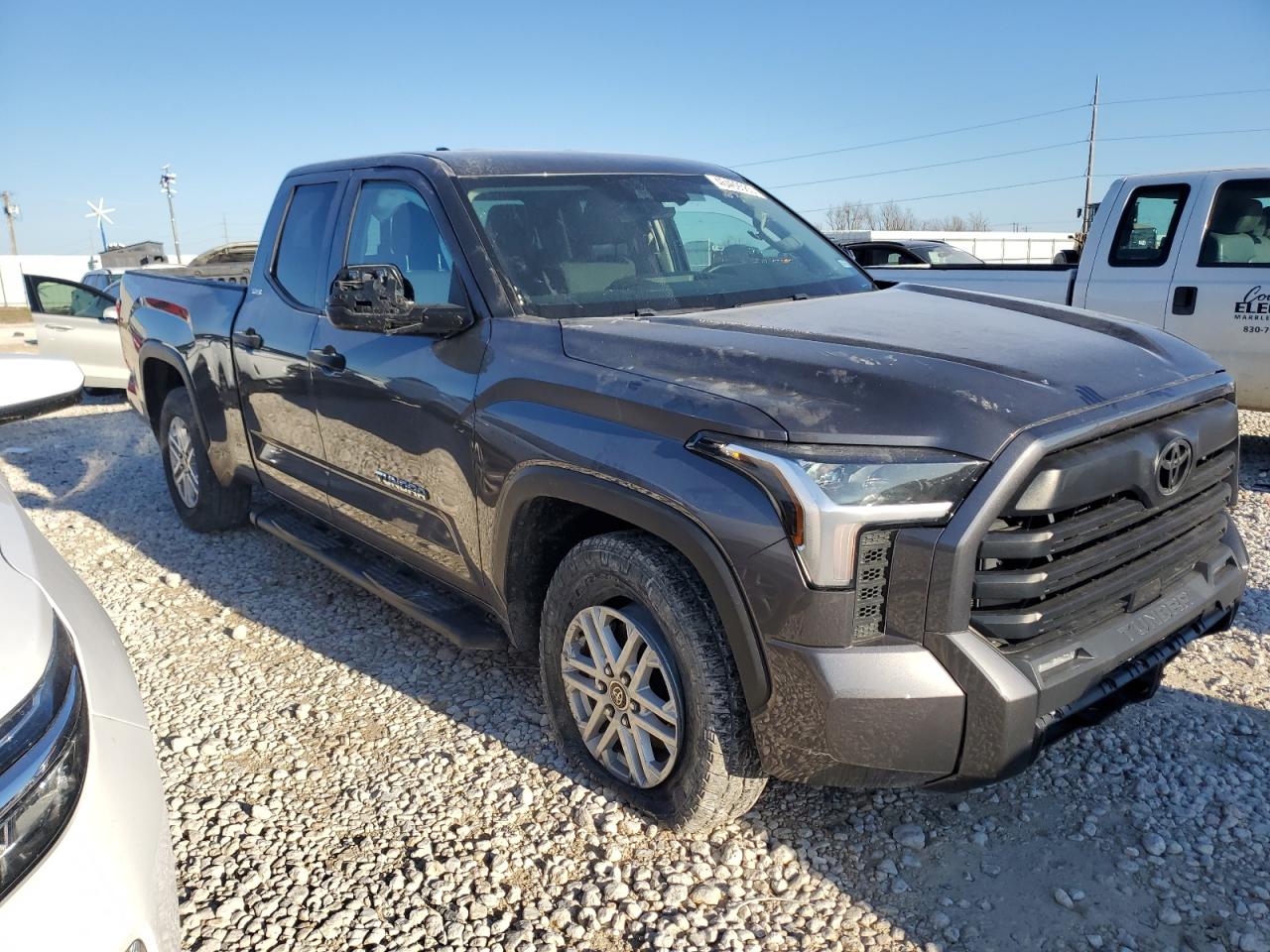 2022 Toyota Tundra VIN 5TFLA5AA5NX005434 Copart auction photo, side / front end damage thumbnail 4