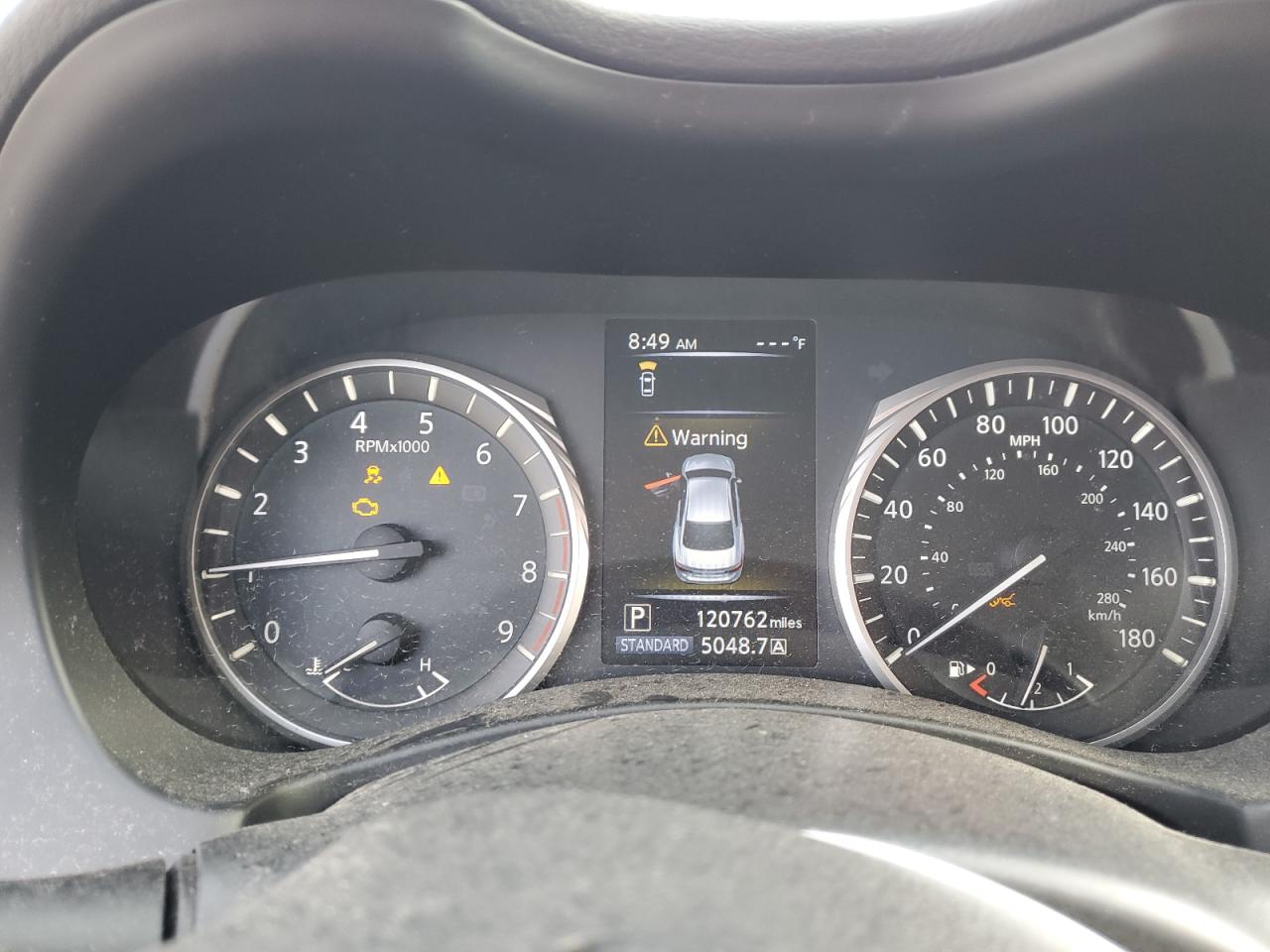 2019 Infiniti Q50 VIN JN1EV7AP2KM512398 Copart auction photo, front end / minor dent/scratches damage thumbnail 9