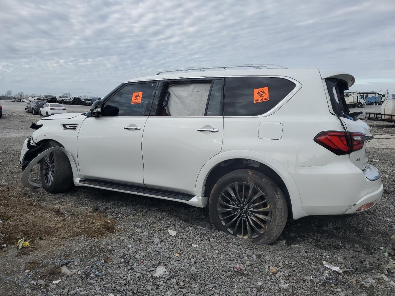 2024 Infiniti QX80 VIN JN8AZ2BE6R9326123 Copart auction photo, front end damage thumbnail 2