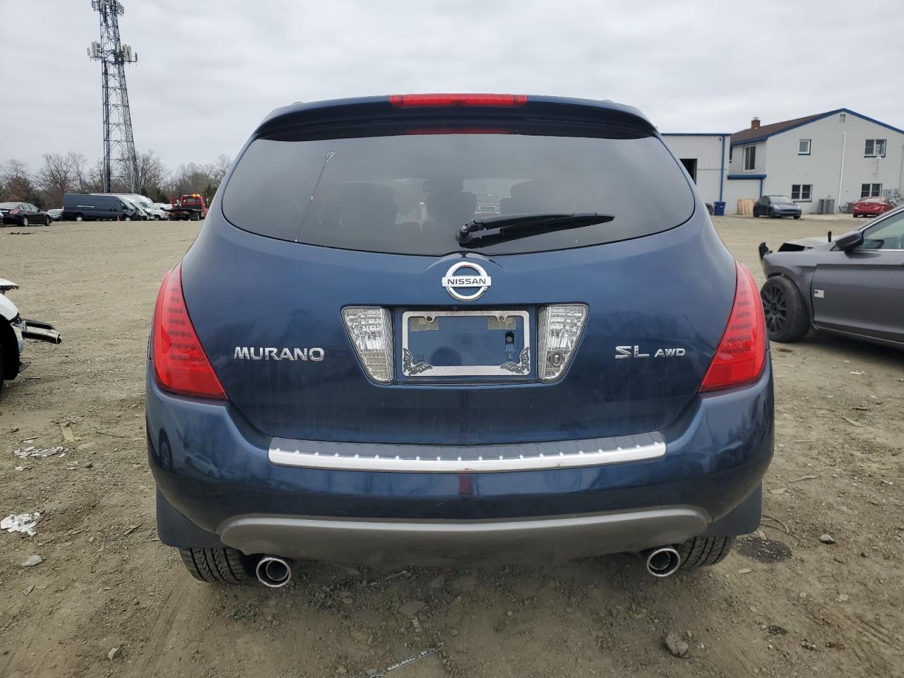 2007 Nissan Murano VIN JN8AZ08W87W650242 Copart auction photo, all over damage thumbnail 6