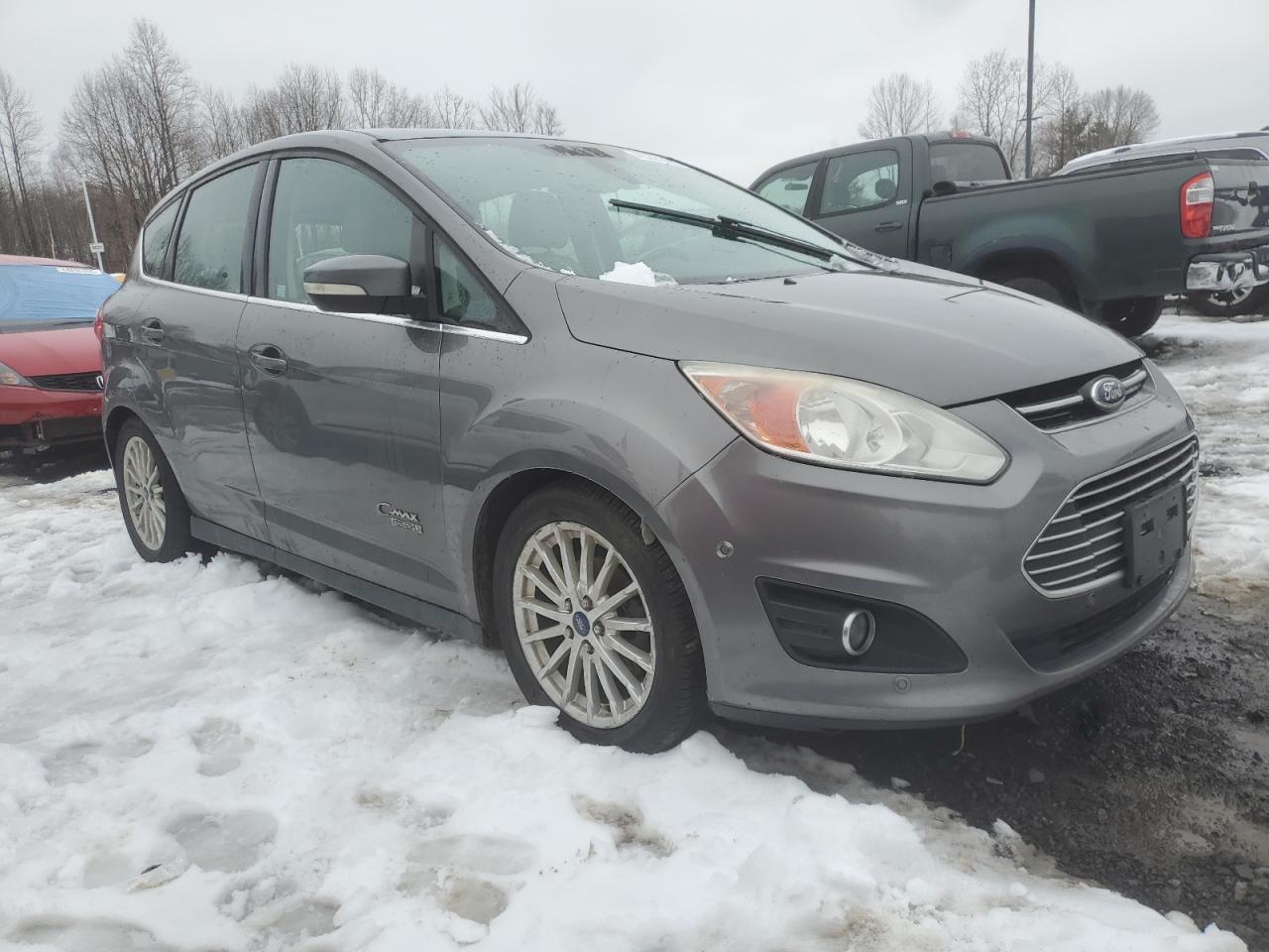 2014 Ford C-MAX VIN 1FADP5CU3EL520259 Copart auction photo, minor dent/scratches damage thumbnail 4