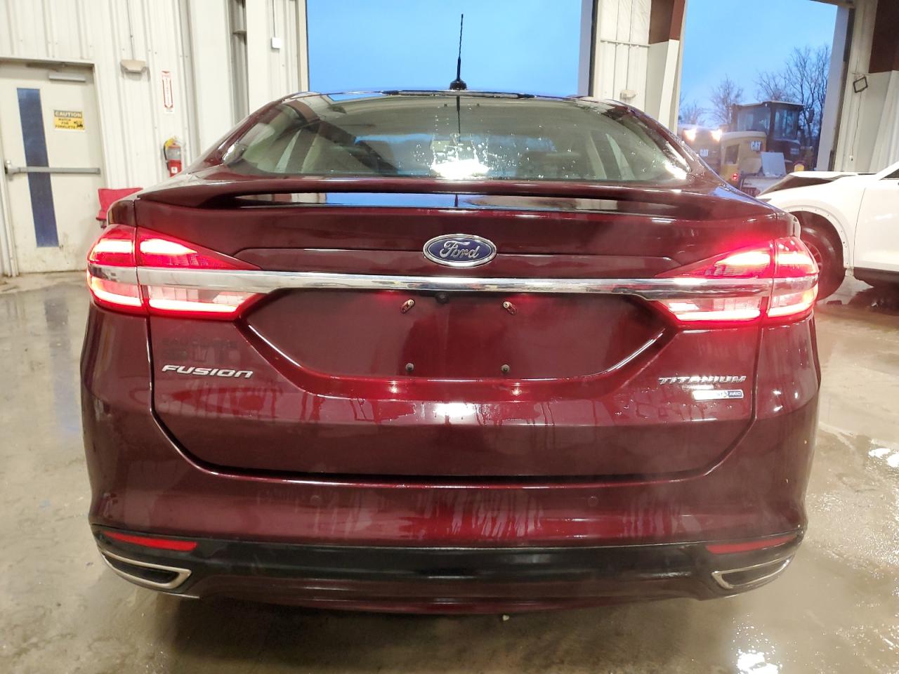 2017 Ford Fusion VIN 3FA6P0D95HR302691 Copart auction photo, front end damage thumbnail 6