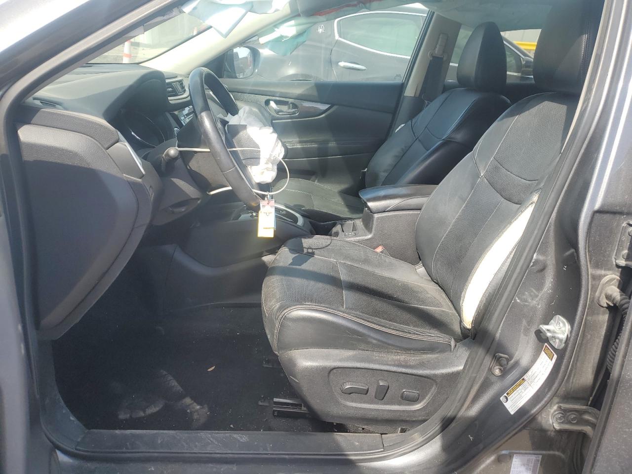 2014 Nissan Rogue VIN 5N1AT2MT3EC819534 Copart auction photo, front end / undercarriage damage thumbnail 7