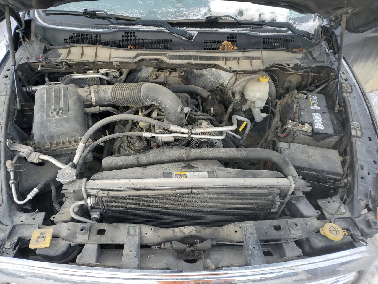 2016 RAM 1500 VIN 3C6RR7LTXGG360577 Copart auction photo, side / front end damage thumbnail 11