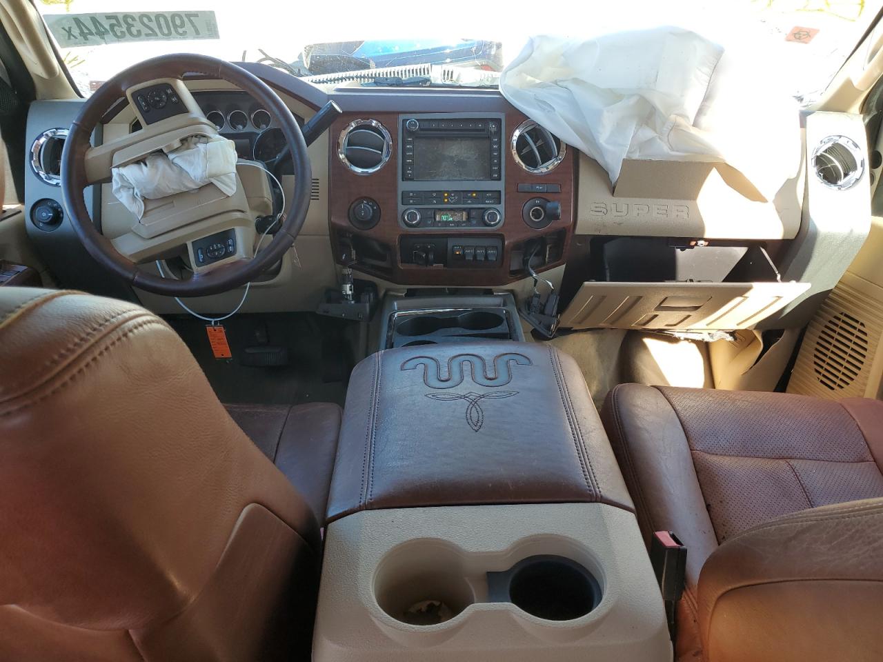 2011 Ford F250 VIN 1FT7W2BT6BEA01952 Copart auction photo, biohazard/chemical / front end damage thumbnail 8